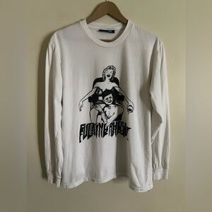 FA FuckingAwesome F*cking Awesome Bombshell Long Sleeve M *FLAWS*